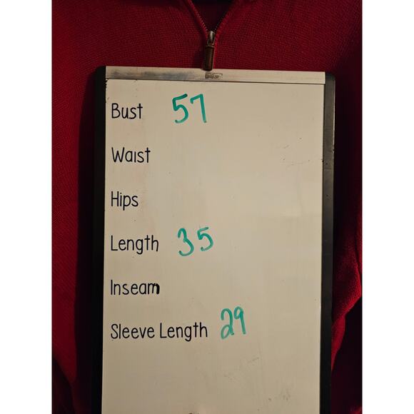 Polo by Ralph Lauren red quarter-zip mockneck sweater sz 2XLT tall MT94 - Picture 6 of 6